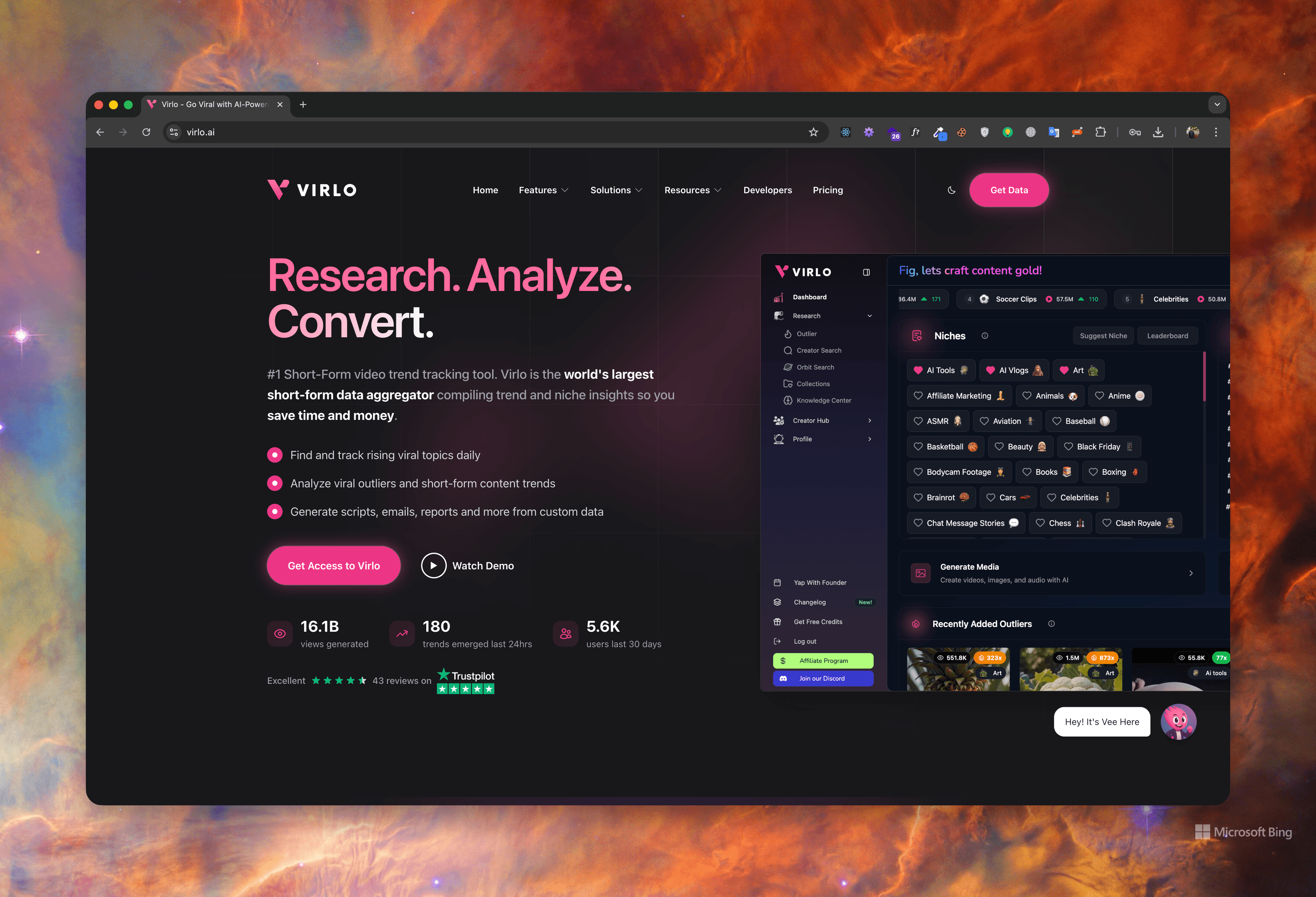 Virlo.ai – AI-Powered Video Repurposing Platform